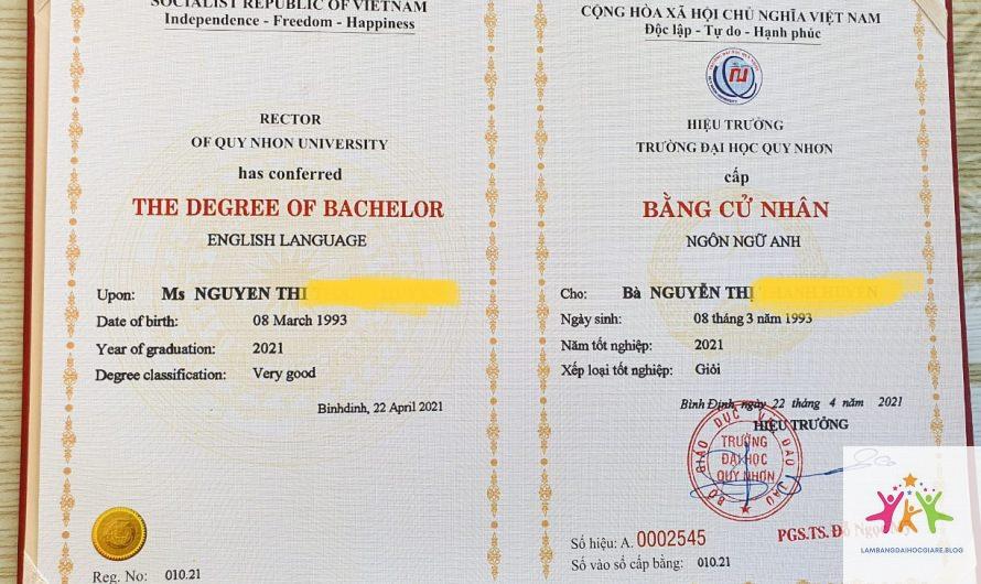 Làm bằng đại học giá rẻ
