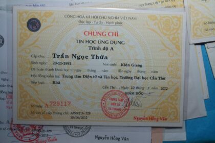 Làm Chứng Chỉ Tin Học