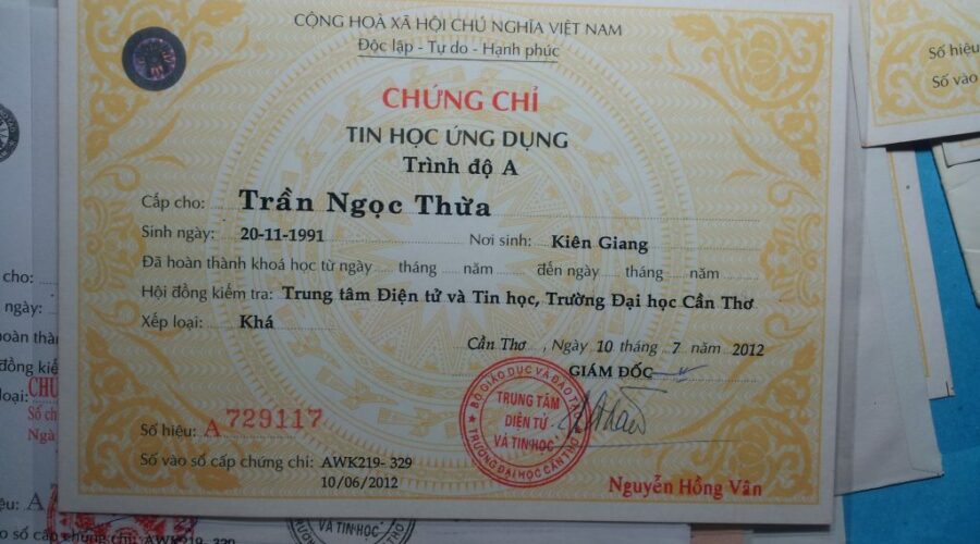 Làm Chứng Chỉ Tin Học