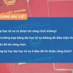 bằng đại học có cần khi thi công chức không