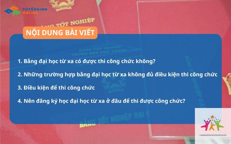 bằng đại học có cần khi thi tuyển công chức không - Hình 1