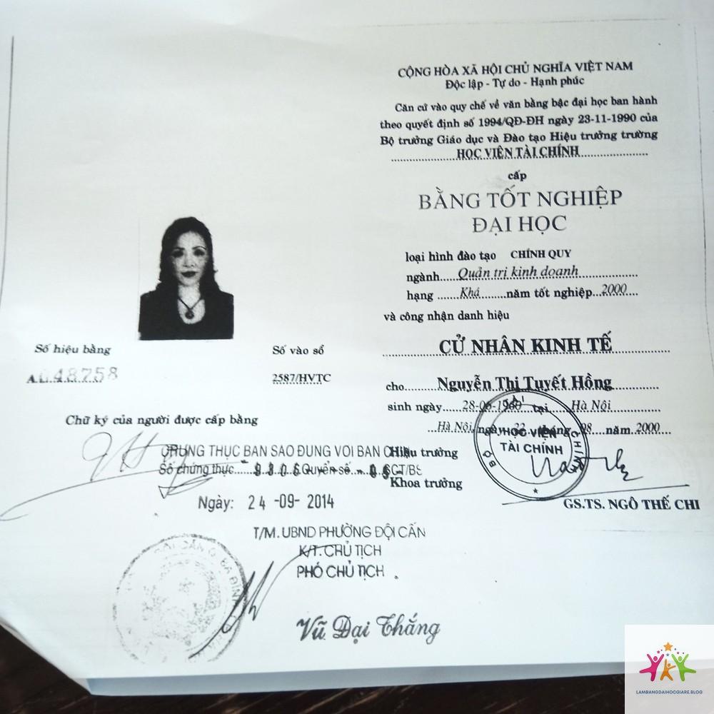 bằng đại học do ai ký - Hình 3