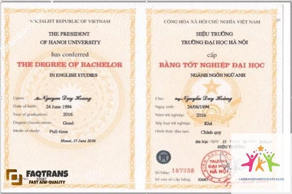 dịch thuật bằng đại học - Hình 2