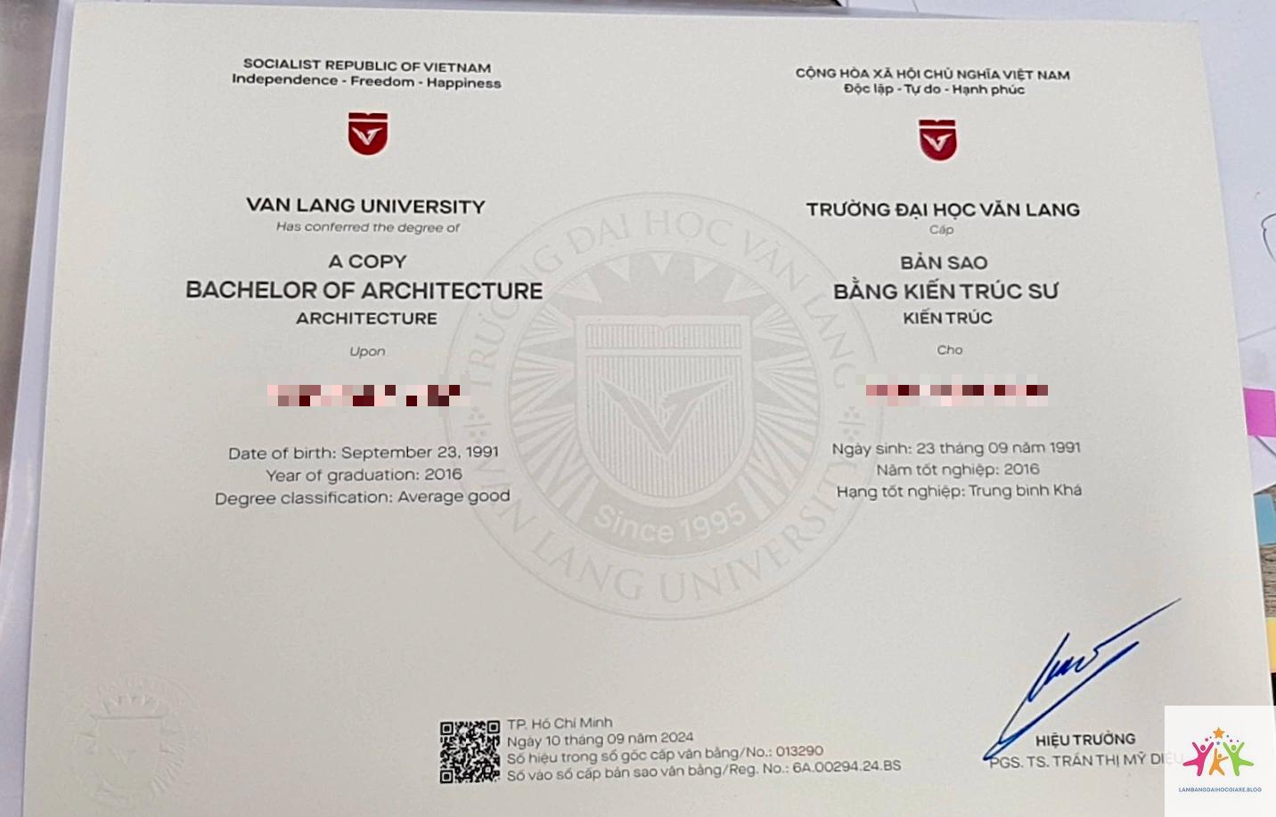 mất bằng đại học có cấp lại không - Hình 1