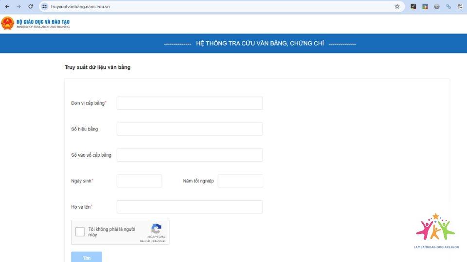 tra cứu bằng đại học online - Hình 1